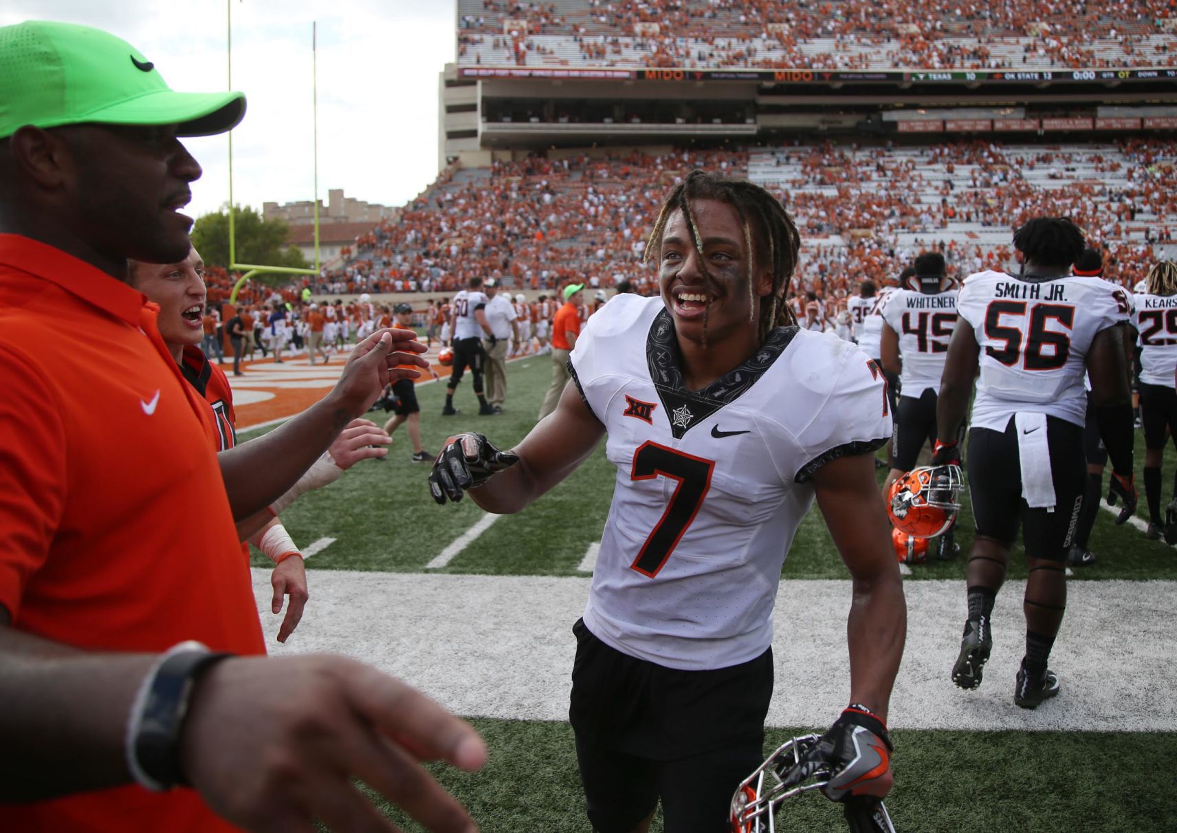 2017: Oklahoma State 13, Texas 10 (OT)